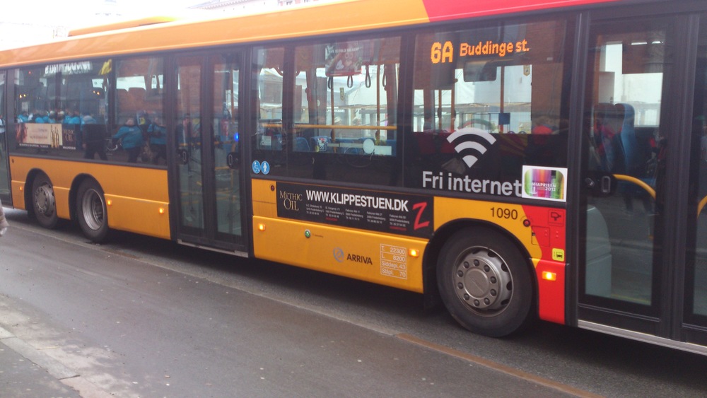 Free bus internet, Copenhagen - Image courtesy of Billy Haworth