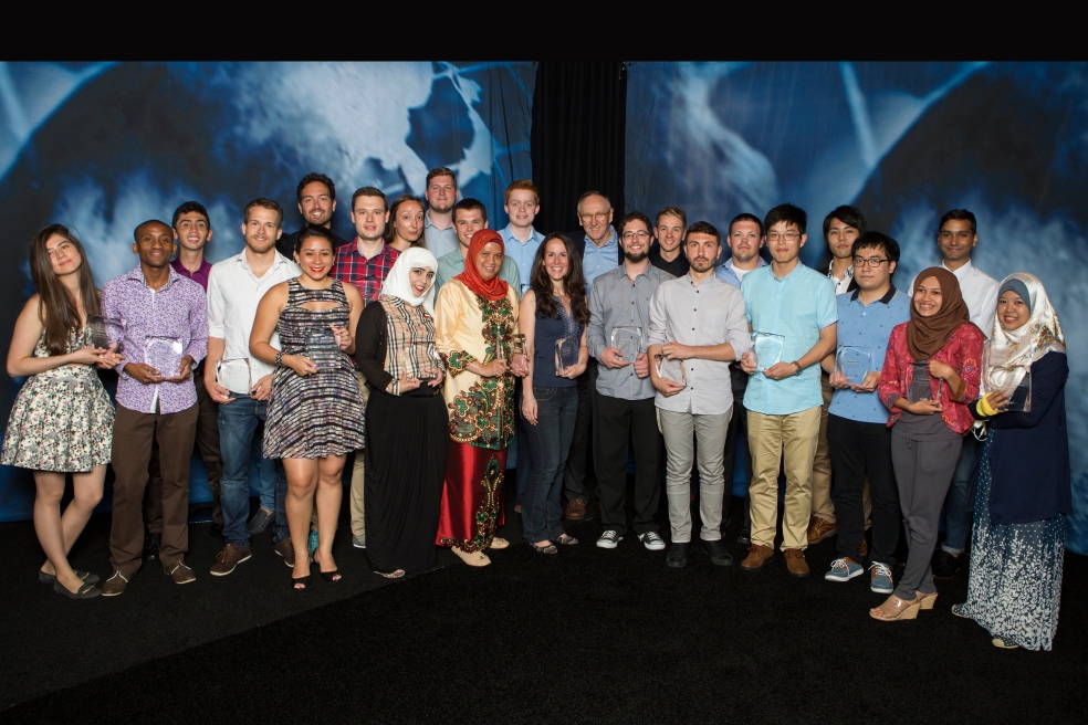 The 2015 Esri Young Scholars from around the world.